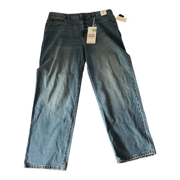 🆕Celebrity Pink TORDINO Women's Hi-Rise Relaxed Straight Leg Jeans size 18 - Picture 8 of 10